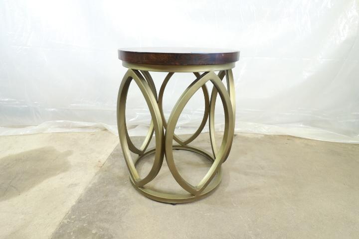 Contemporary Metal & Wood Table