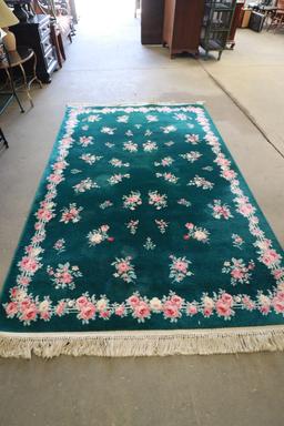 Karastan Green & Floral Area Rug