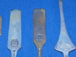 REIZENSTEIN'S STERLING SPOONS 1960 THRU 1969