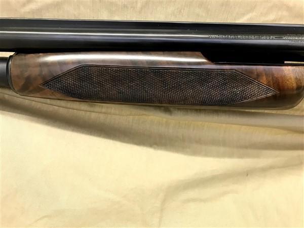 Win Mod 12 16 ga, SN#752889, 30" Solid Rib Full, Engrvd, gold inlay, Pigeon grd, Black Diamond stock