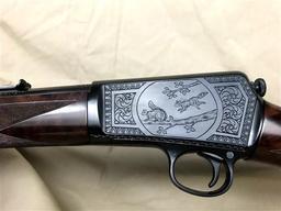 Winchester Model 63 SN#64099 Engraved with a Squirrel and rabbit scene