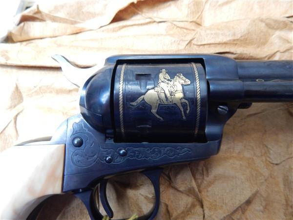 COLT JOHN WAYNE COMMEMORATIVE, 45 CAL, NEW IN BOX, SN-1633