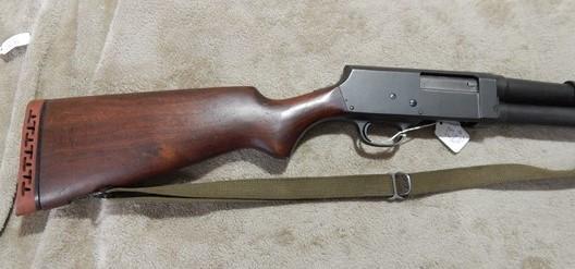 SAVAGE MODEL 520, 12 GA, PUMP, WWII, TRENCH GUN WITH BAYONET LUG