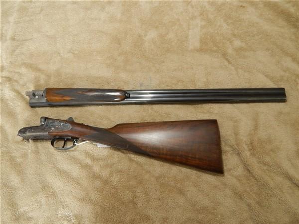 GRIFFIN AND HOWE IMPORTED ARIETTA, 20 GA, SIDE BY SIDE, 26" BARRELS, HAND DETACHABLE SIDE LOCKS,