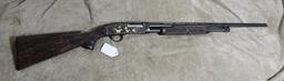 WINCHESTER MODEL 42, ENGRAVED, GOLD INLAID, EXHIBITION GRD TURKISH WALNUT, DONUT POST RIB. SN144320