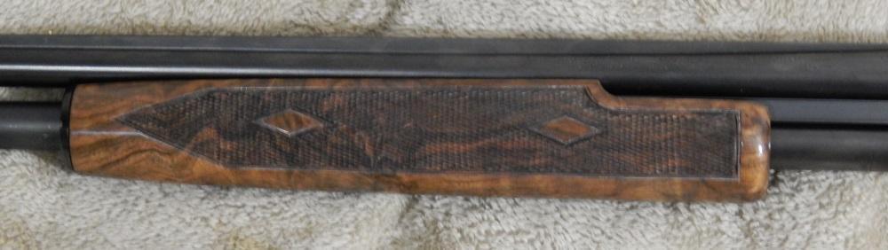 WINCHESTER MODEL 42, NUMBER 5 PATTERN WITH GOLD, SOLID RIB, 26" BARREL, FULL CHOKE. SN-121205