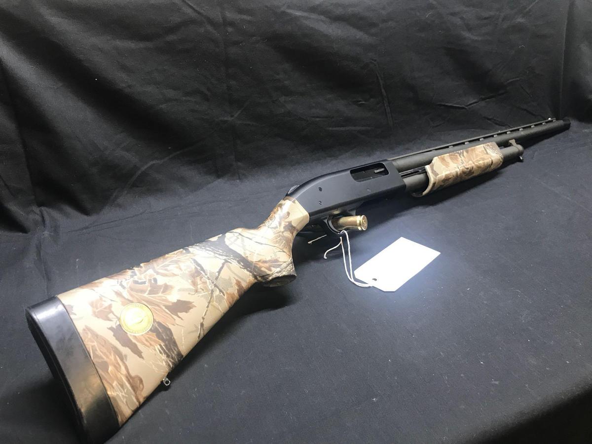 MOSSBERG MODEL 500, 12 GA, CAMO TURKEY GUN