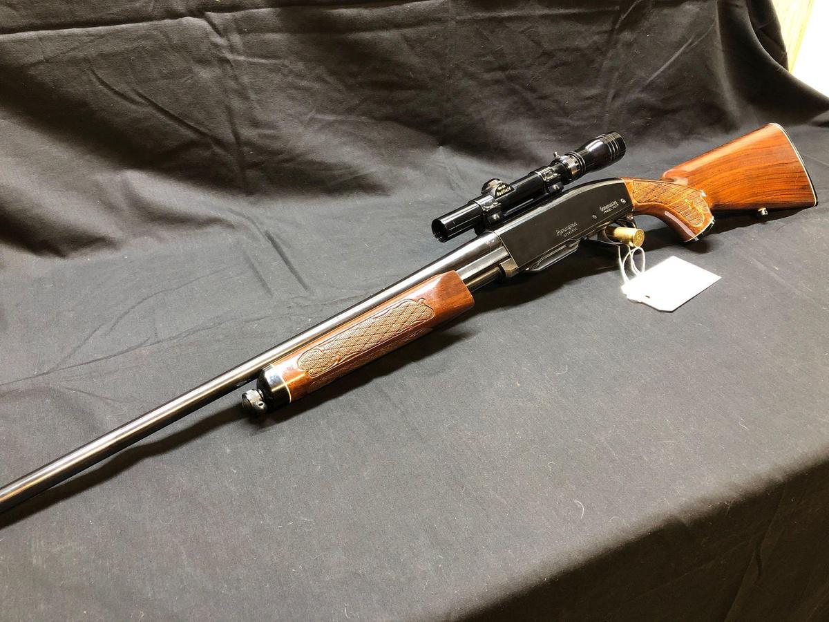 REMINGTON MODEL 760, GAMEMASTER, 270 WIN CAL, W/REDFIELD SCOPE, SN-S7121296