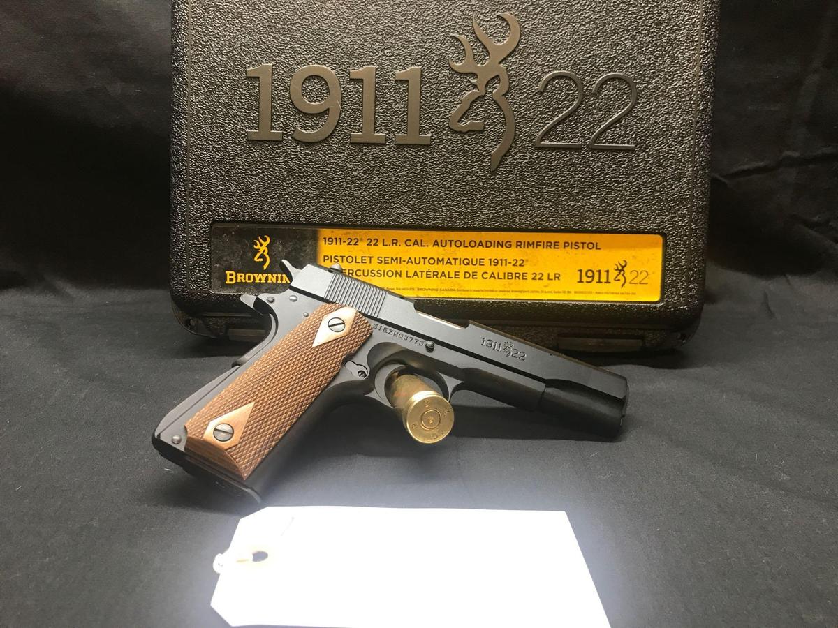 BROWNING MODEL 1911, 22 CAL, FULL SIZE,