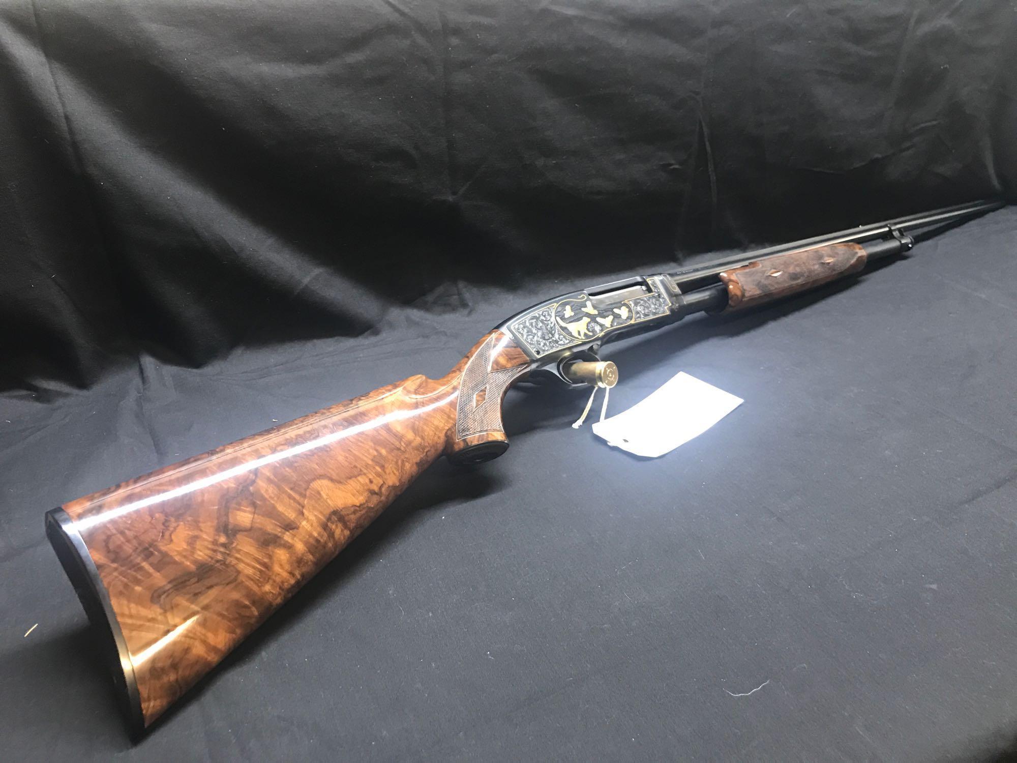 WINCHESTER MODEL 42, 410 GA, ENGRAVED AND GOLD INLAID