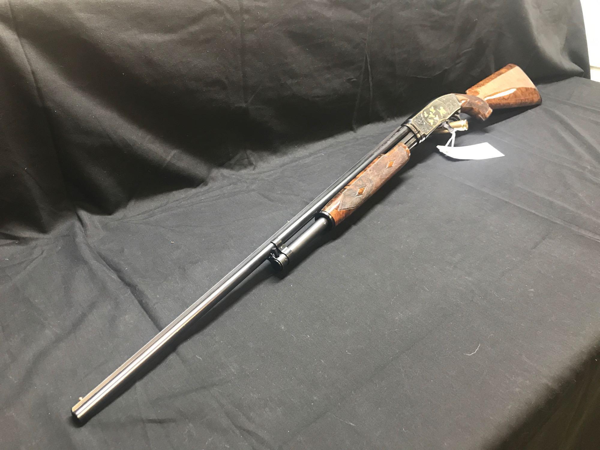 WINCHESTER MODEL 42, 410 GA, ENGRAVED AND GOLD INLAID