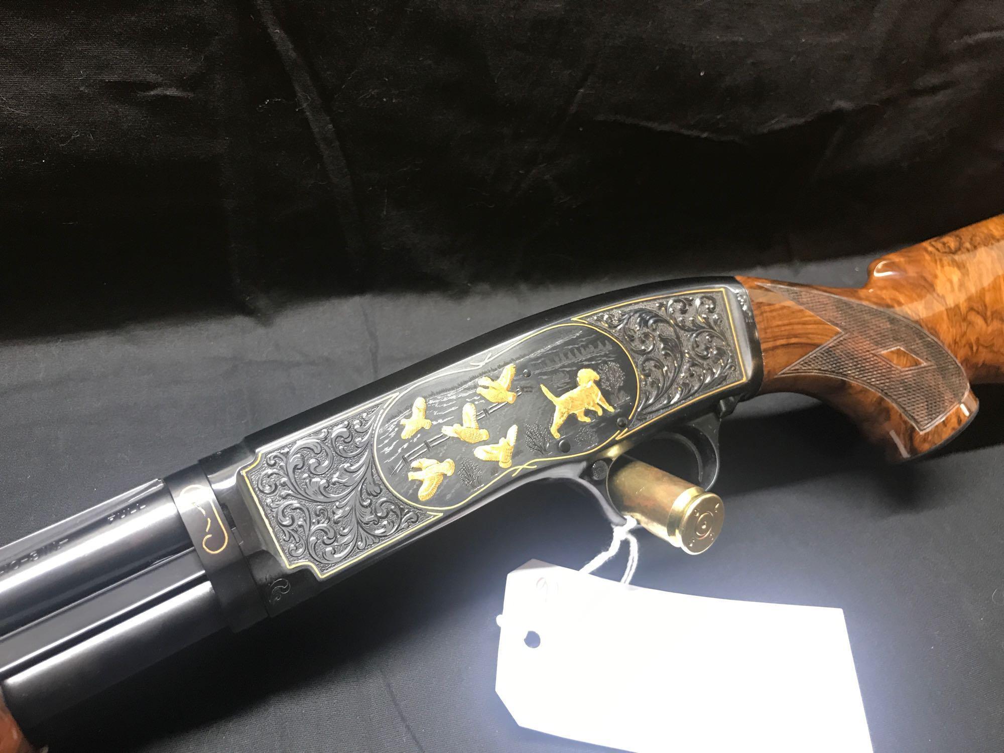 WINCHESTER MODEL 42, 410 GA, ENGRAVED AND GOLD INLAID