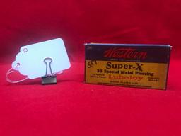 WESTERN SUPER-X, 38 SPECIAL, METAL PIERCING, 48 ROUNDS