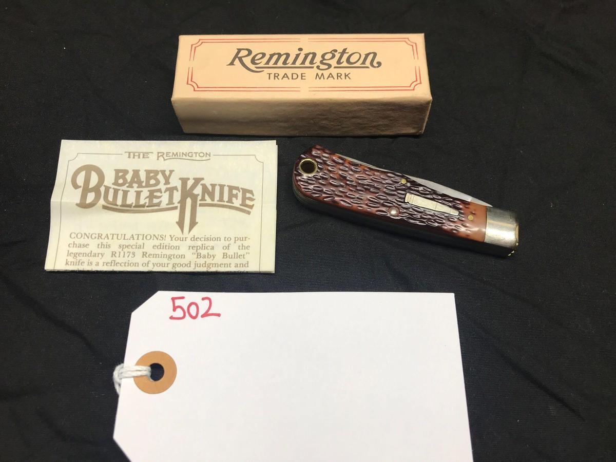 1983 REMINGTON BABY BULLET KNIFE, MODEL R1173, NIB