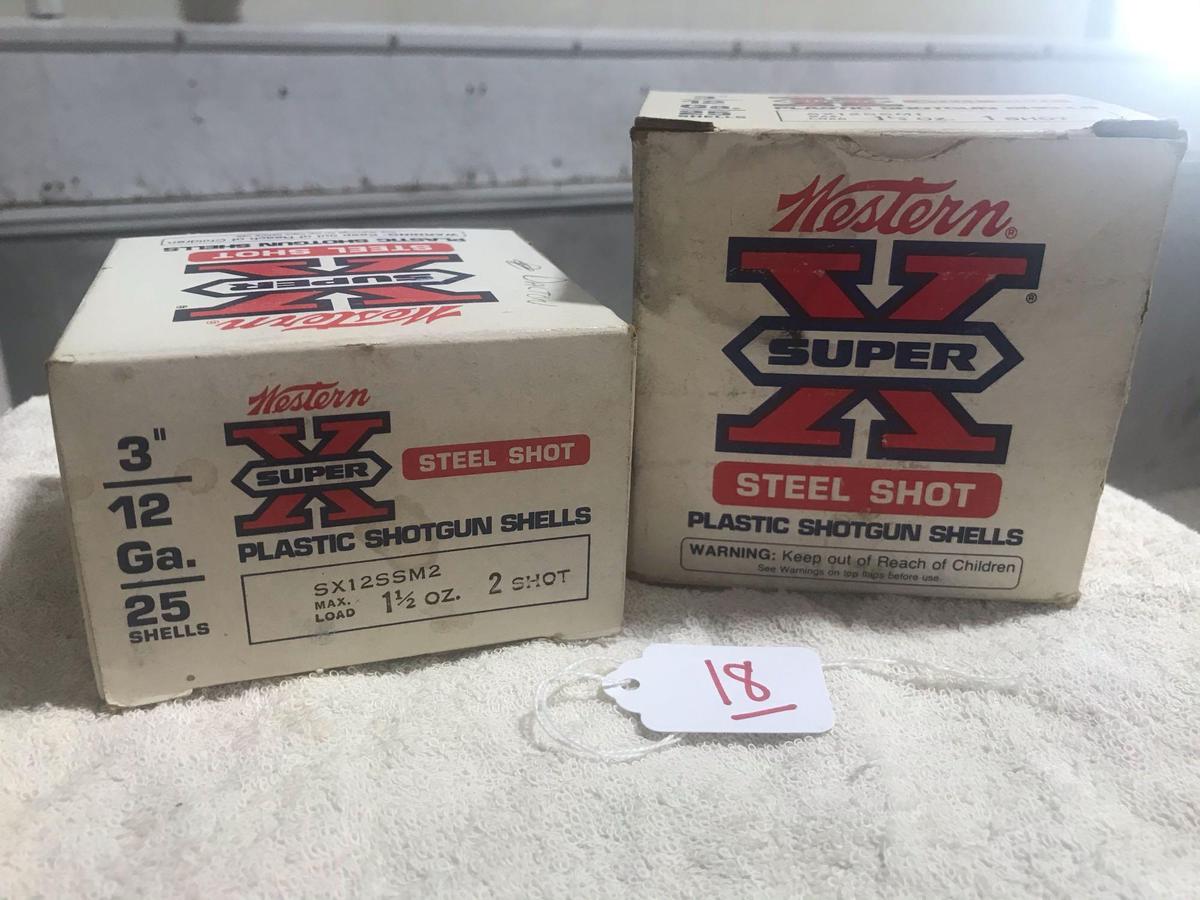 WESTERN SUPER X 12 GA 3" MAG #1 & #2 SHOT