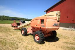 1998 JLG 600S 60' Basket Lift, Gas/Propane. Runs great. Gasoline tank needs cleaned. Is currently