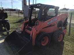 2016 KUBOTA SSV65 SKID STEER LOADER, 462 HRS