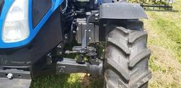 2015 New Holland T5.115 MFWD, 470 hr, 4 SCV, 420/8R34, SN-13923. 6 new front weights & bracket