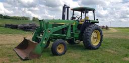 1988 JD 4050 2WD, 2750 hrs., ROPS, 270 loader