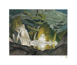 A. J. Casson(1898-1992) Art Folio " Northern Waters" 20x24'' UF- Giclee L.E. "A Madawaska Valley ","