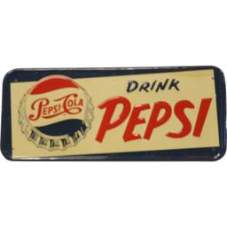 Drink Pepsi w/Bottle Cap Sign