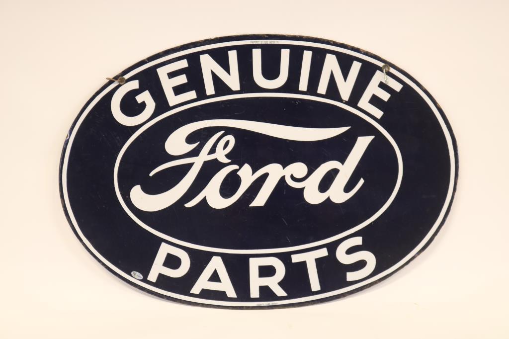 Genuine Ford Parts Sign