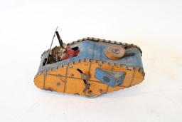 Louis Marx Tin Litho Wind Up Tank