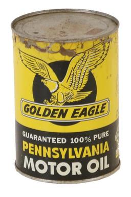 Golden Eagle Pennsylvania Motor Oil Quart Can