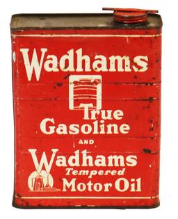 Wadhams True Gasoline & Wadhams Tempered Motor Can