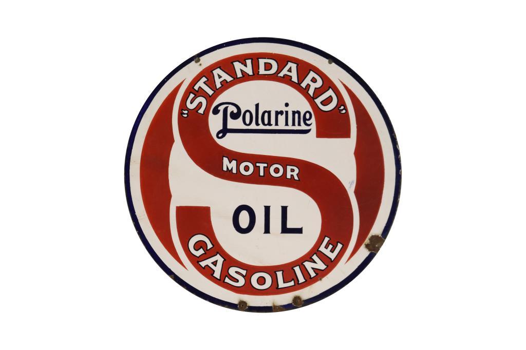 Standard Motor Gasoline Polarine Oil DSP Sign