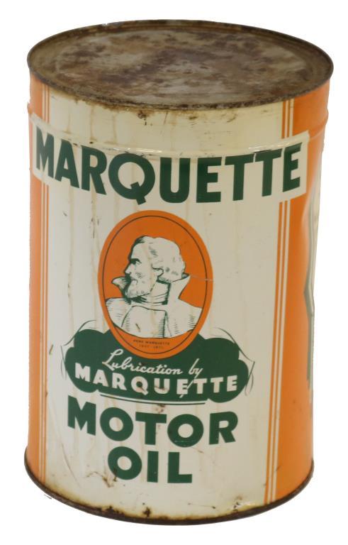 Marquette Motor Oil 5 Quart Oil Can