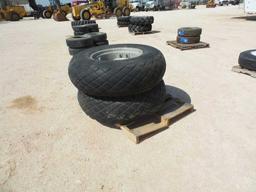 (2) Tractor Tires and Wheels