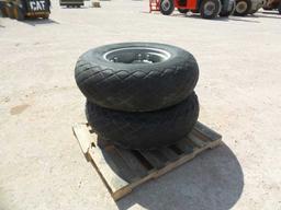 (2) Tractor Tires and Wheels