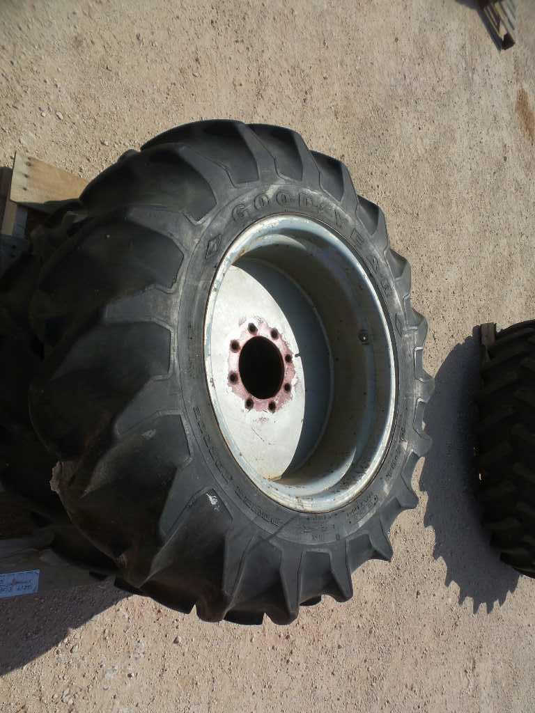 (2) Tractor Tires and Wheels