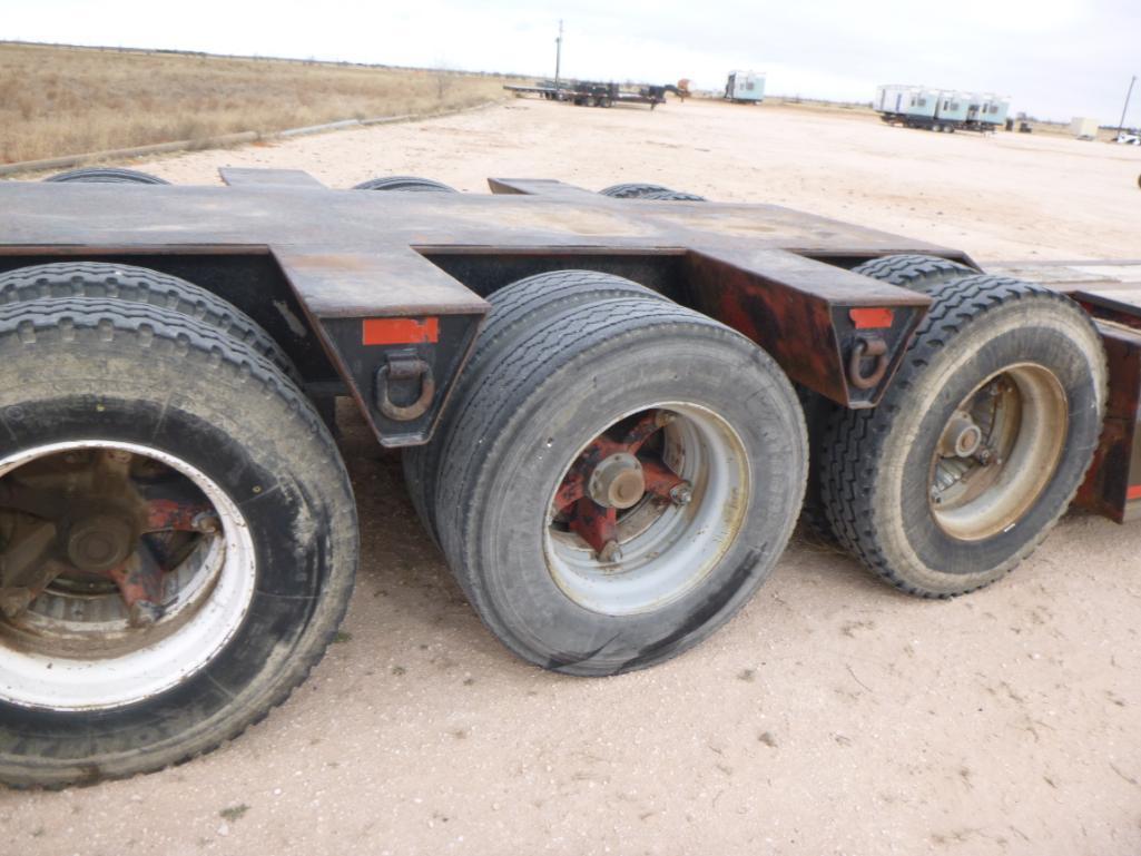 1984 Nuttall 36FT Lowboy Trailer