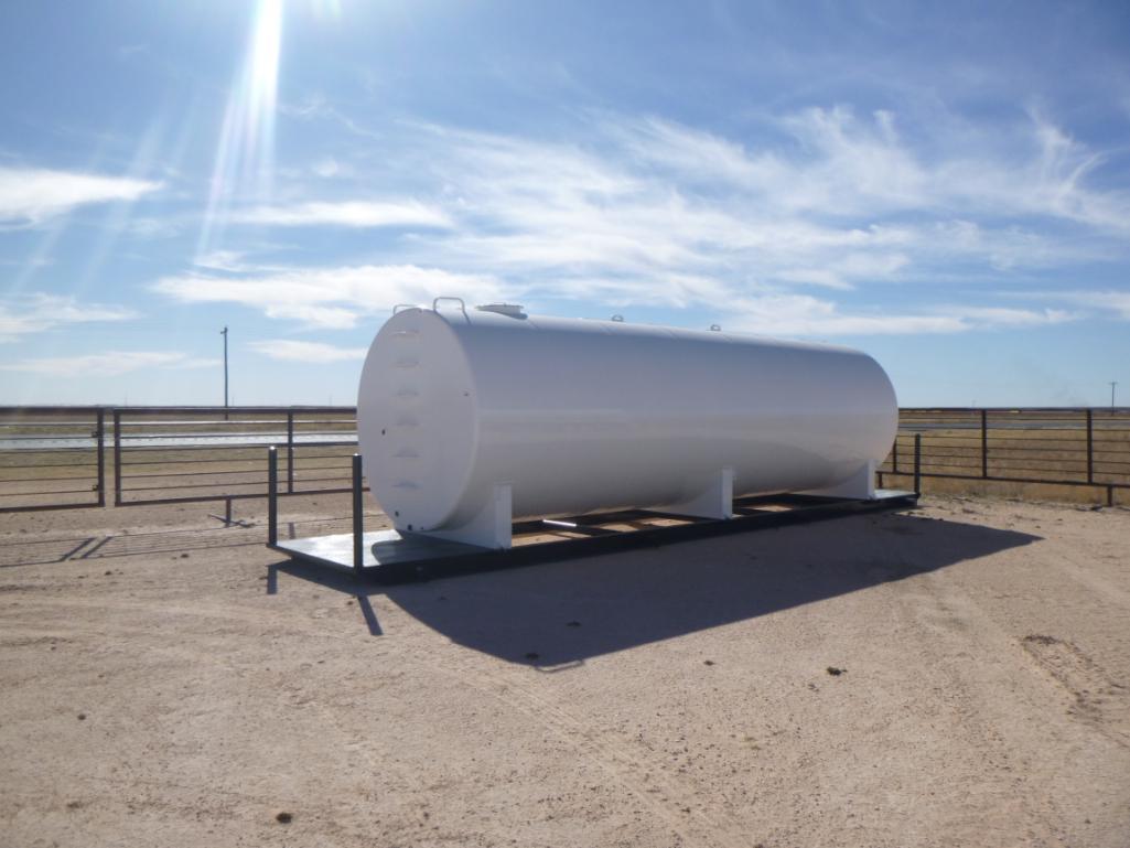 Unused 2019 10,000 Gallon Skid Mounted Fuel Tank