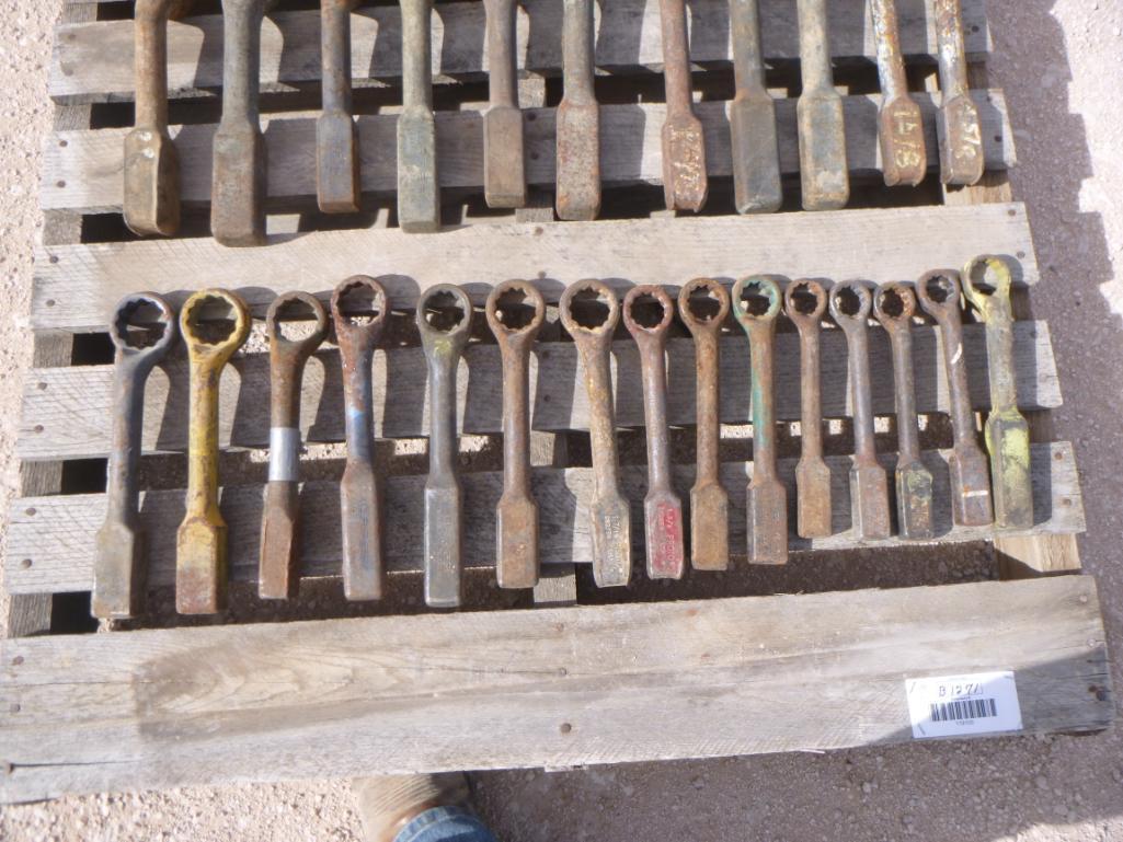 Pallet of different Sizes of Hammer Wrenches