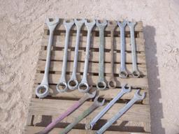 Pallet of different Sizes of Wrenches
