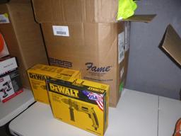 (2) New Dewalt Drills and Miscellaneous Items