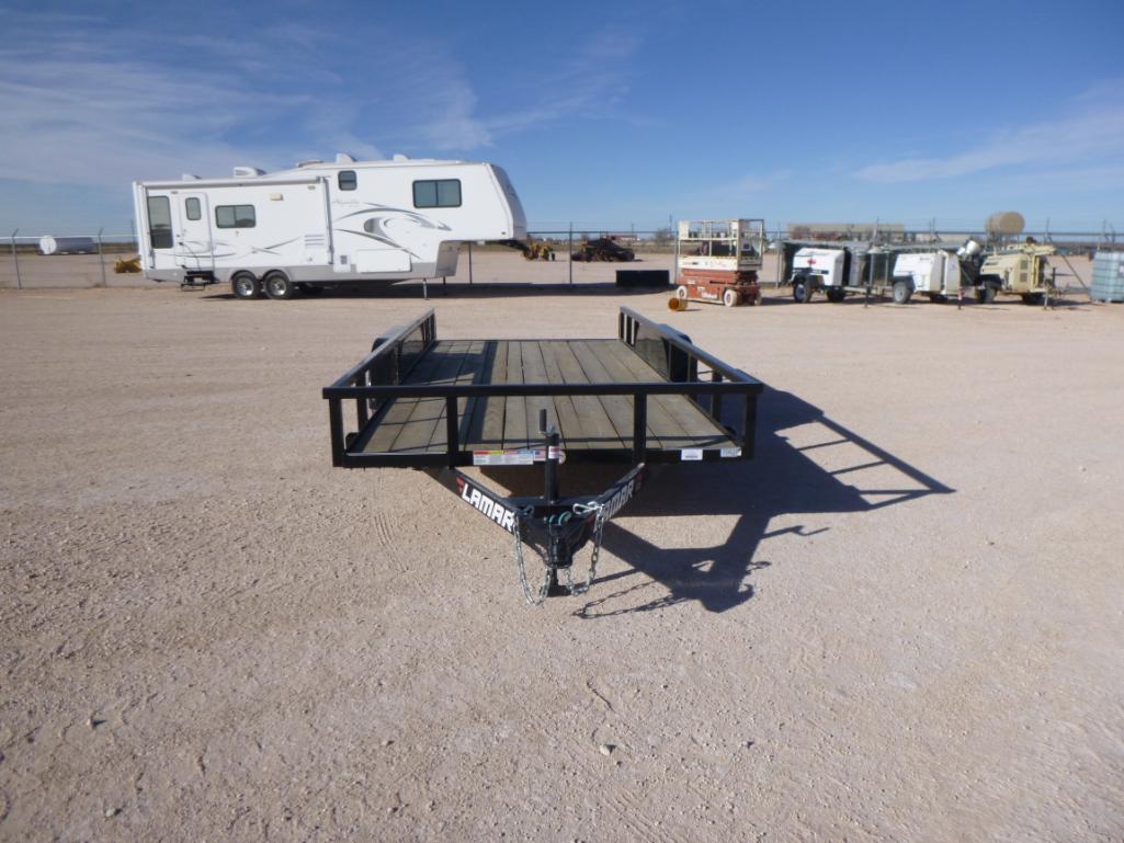 Unused 2018 Lamar 19ft Trailer