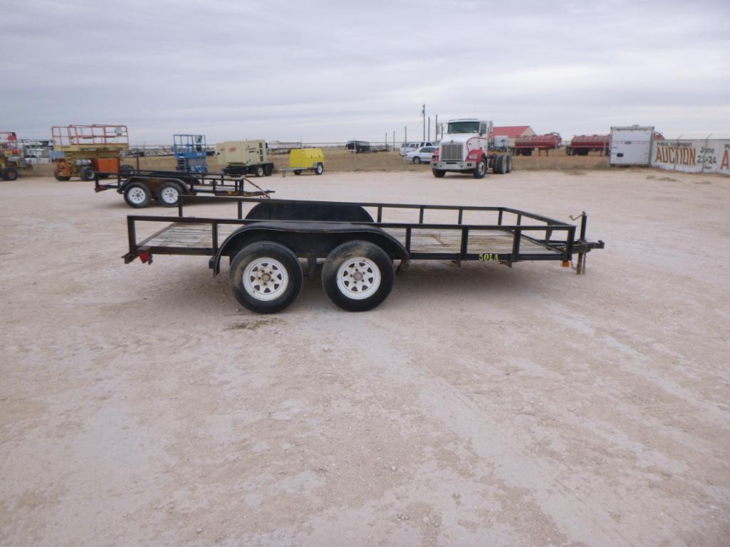 2001 Big Tex 14FT Utility Trailer