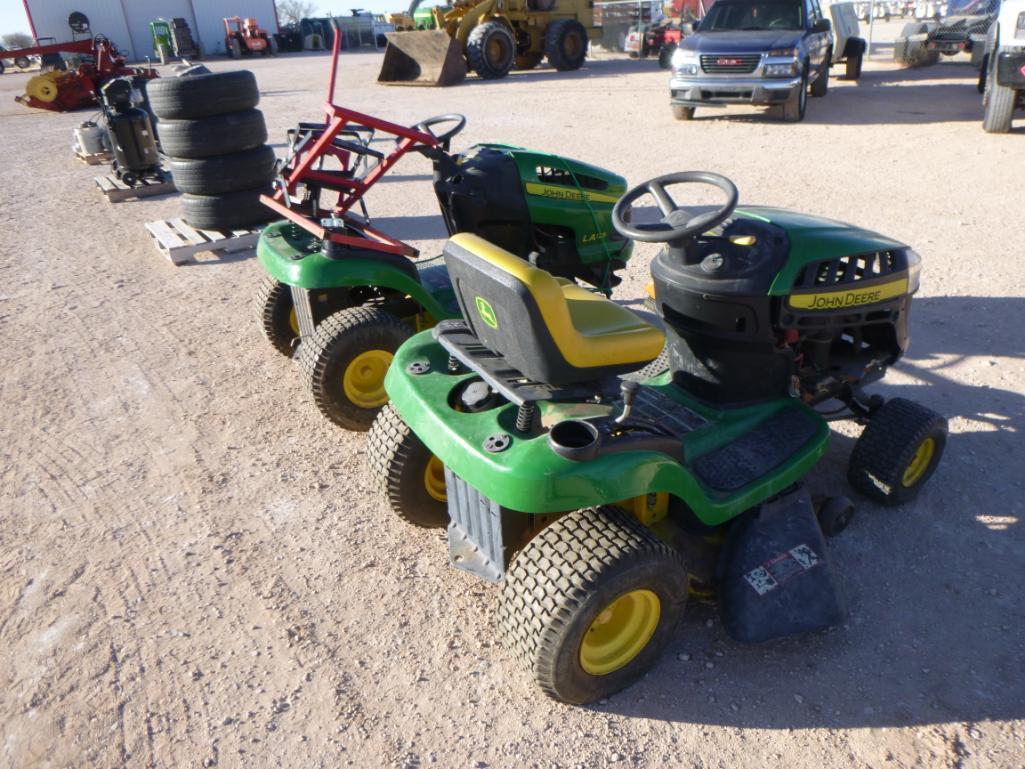 (2) John Deere Lawn Mowers