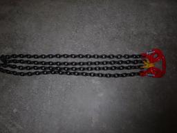 Unused 5/16 7Ft G80 Double legs Lifting...Chain Sling