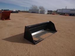 Unused Skid Steer Bucket 78'' Wide with Single Blade