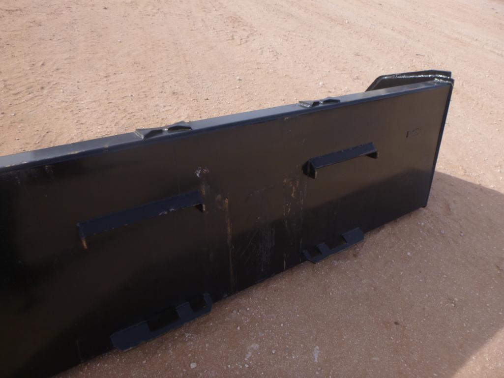 Unused Skid Steer Bucket 78'' Wide with Single Blade