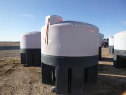 1600 Gallon Vertical Chemical Storage Tank, 2'' Valve