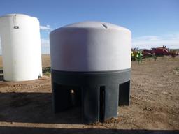 1600 Gallon Vertical Chemical Storage Tank, 2'' Valve