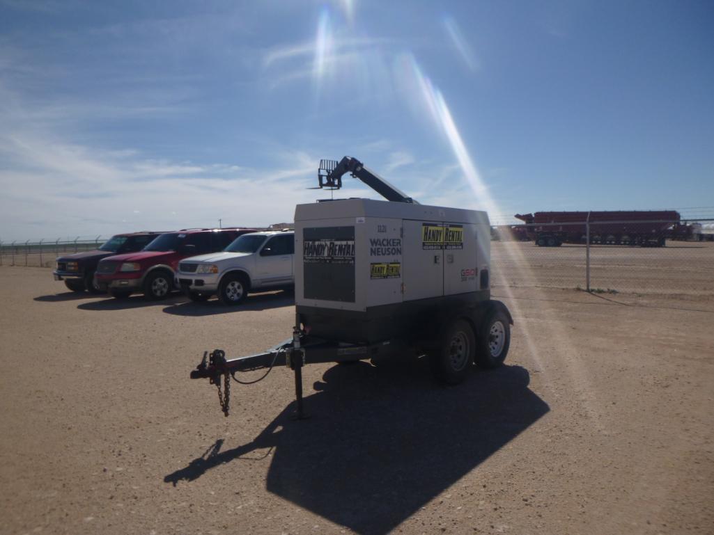 Wacker Neuson G50 Generator, John Deere Engine, 38 KW Generator