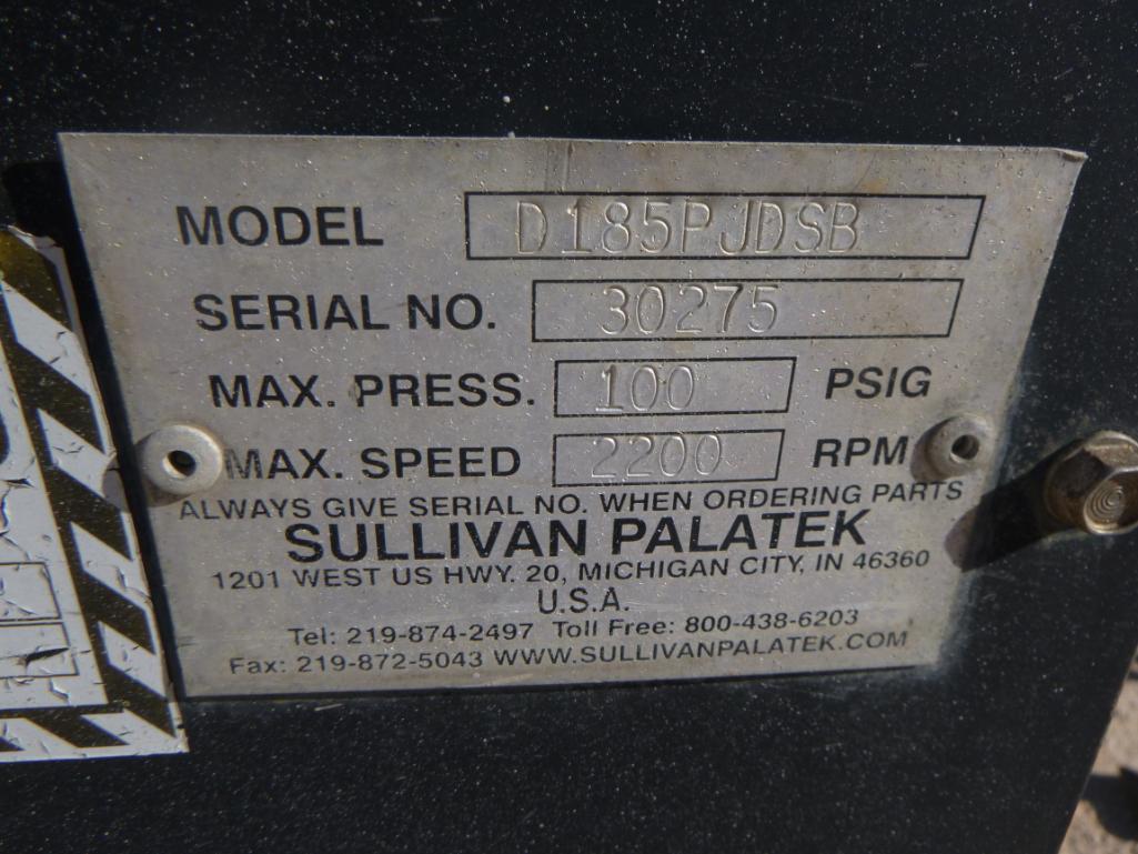 Sullivan Palatek D185 Aircompressor