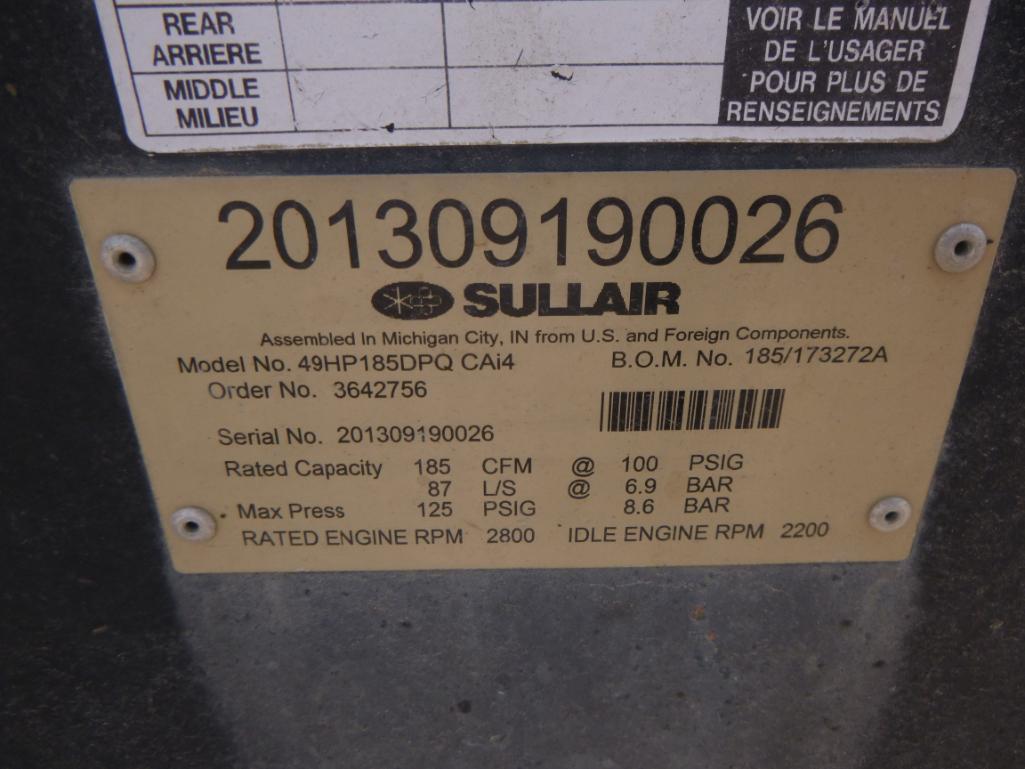 Sullair 185 Air Compressor